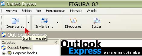 Crear Nuevo Correo con Outlook Express