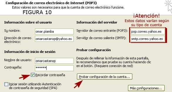 Datos para Configurar Correctamente Outlook con Correo Yahoo